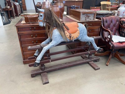 Lot 5250 - Child's wooden rocking horse
