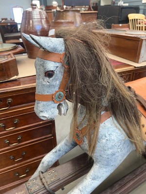 Lot 5250 - Child's wooden rocking horse