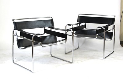 Lot 28 - A pair of 'Wassily' chairs designed by Marcel...