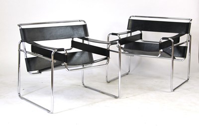 Lot 28 - A pair of 'Wassily' chairs designed by Marcel...