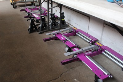 Lot 39 - Set of 4 GOJAK G7016 adjustable vehicle trollies