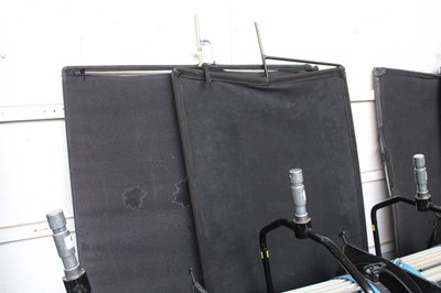 Lot 53 - 2 small black Butterfly photography screens...