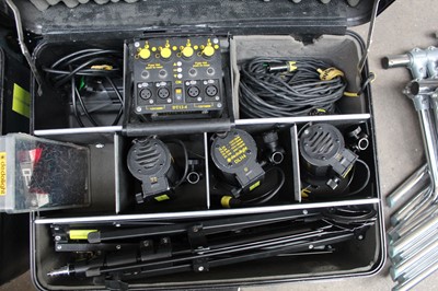 Lot 111 - Dedo Kit DLH4 4 head kit with Dedolight...