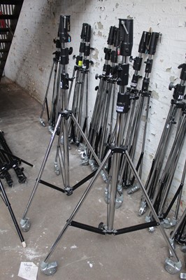 Lot 131 - 2 x Arri 126A telescopic stands in steel...