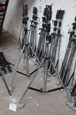 Lot 140 - 2 x Arri 126A telescopic stands in steel...