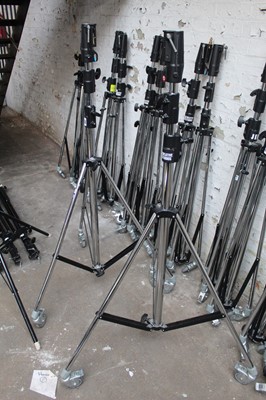 Lot 142 - 2 x Arri 126A telescopic stands in steel...