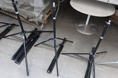 Lot 155 - 2 Konig KN-LS10 light duty light stands