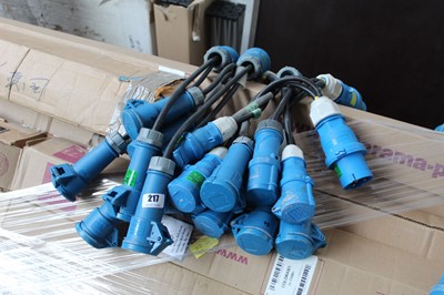 Lot 217 - 8 single phase 32 AMP to 16 AMP 2-way short...