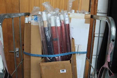 Lot 246 - Trolley contents of part rolls of Arri Gels...