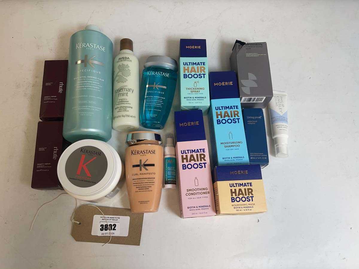 Lot 3802 - Hair care products to include Kerestase,...