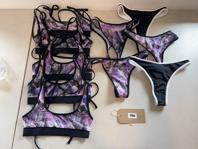 Lot 1574 - X5 Pursuit The Label bikini sets - x5 low key...