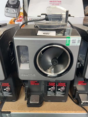 Lot 1607 - Gourmia Ice Cream machine, unboxed