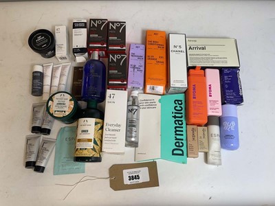 Lot 3845 - Cosmetics to include Dermatica, No7, The Body...
