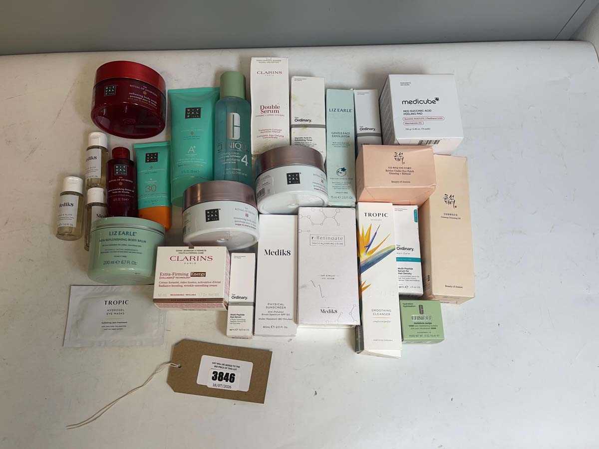 Lot 3846 - Cosmetics to include Rituals, Tropic, The...