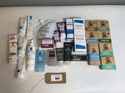 Lot 3847 - Toiletries to include Dr. Squatch, Mancave, La...