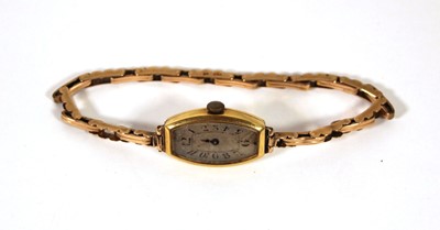 Lot 523 - A ladies early 20th century yellow metal...