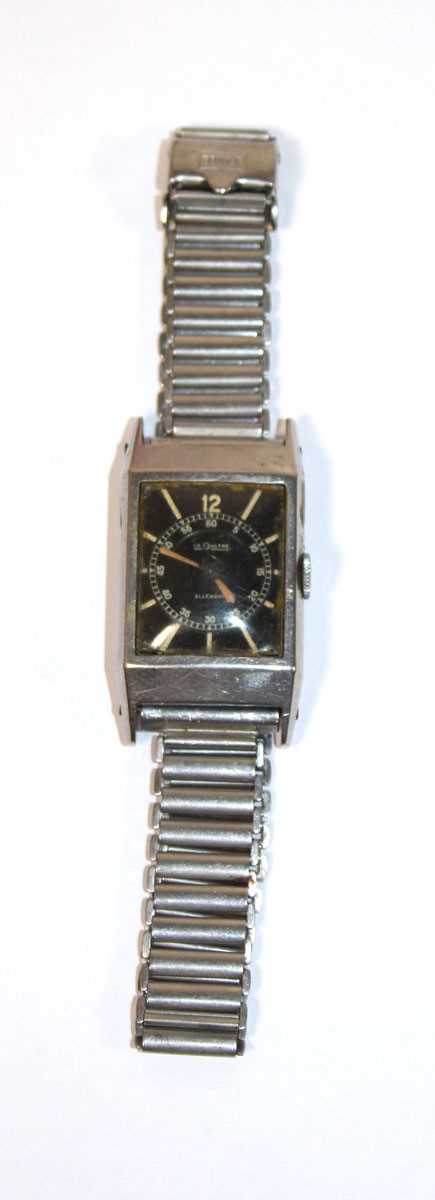 Lot 531 - A mid-20th century Le Coultre wristwatch, the...