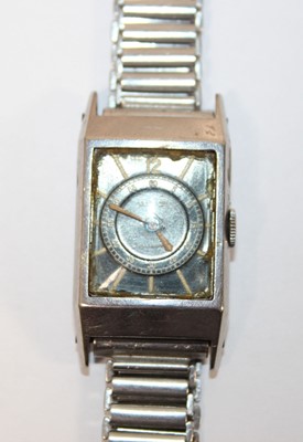 Lot 531 - A mid-20th century Le Coultre wristwatch, the...