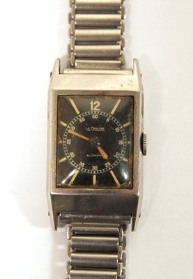 Lot 531 - A mid-20th century Le Coultre wristwatch, the...