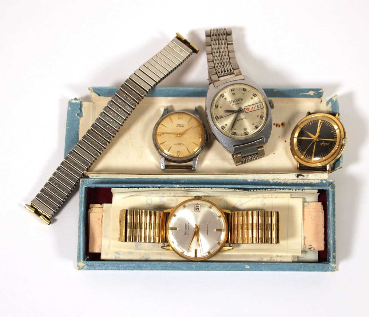 Lot 534 - A collection of gentleman's mechanical watches...