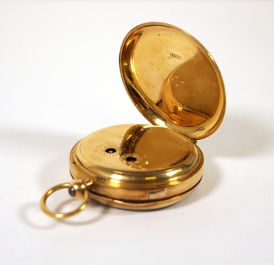 Lot 541 - An early 20th century 18ct gold cased pocket...