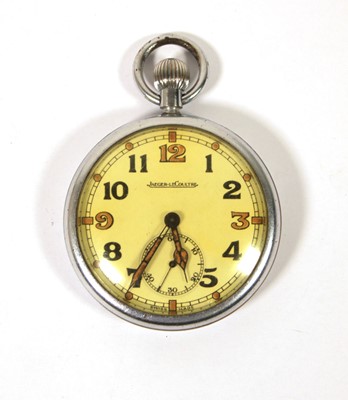 Lot 542 - A Jaeger LeCoultre G.S.T.P military pocket watch