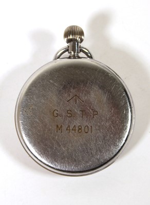 Lot 542 - A Jaeger LeCoultre G.S.T.P military pocket watch