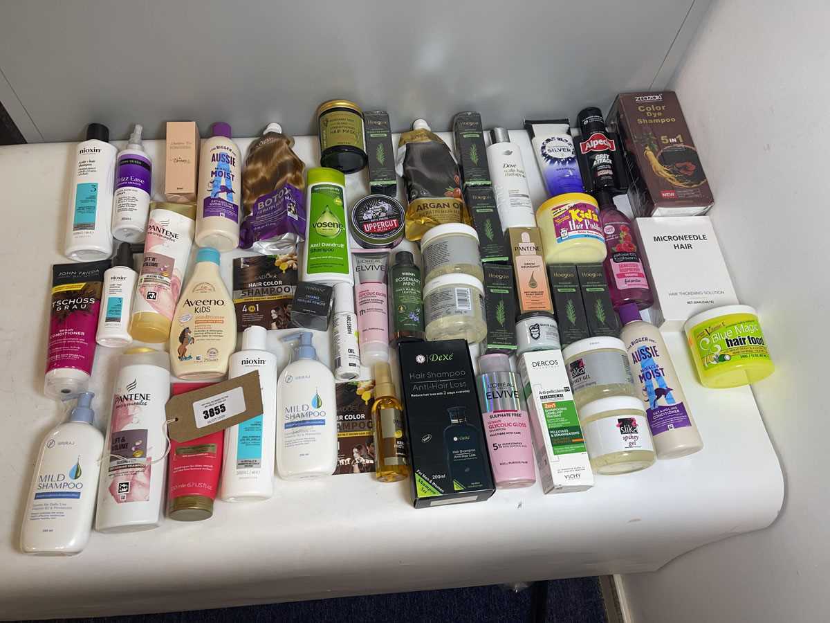 Lot 3855 - Hair care & styling products