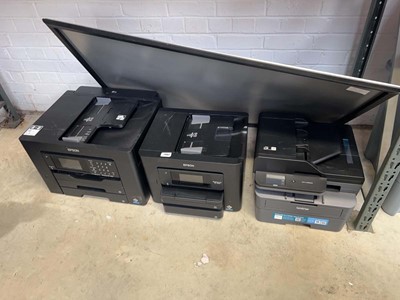 Lot 2067 - 3 printers to include an Epson Workforce...