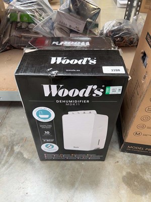 Lot 2208 - Boxed Woods MDK11 electric dehumidifier