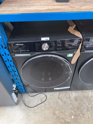 Lot 2104 - Hisense 10.5Kg washing machine in black finish