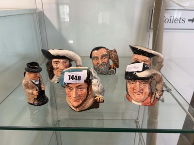 Lot 1448 - Small group of Royal Doulton character jugs