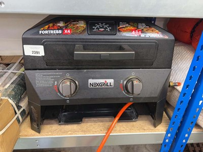 Lot 2391 - Nexgrill Fortress X4 2 burner gas barbecue and...
