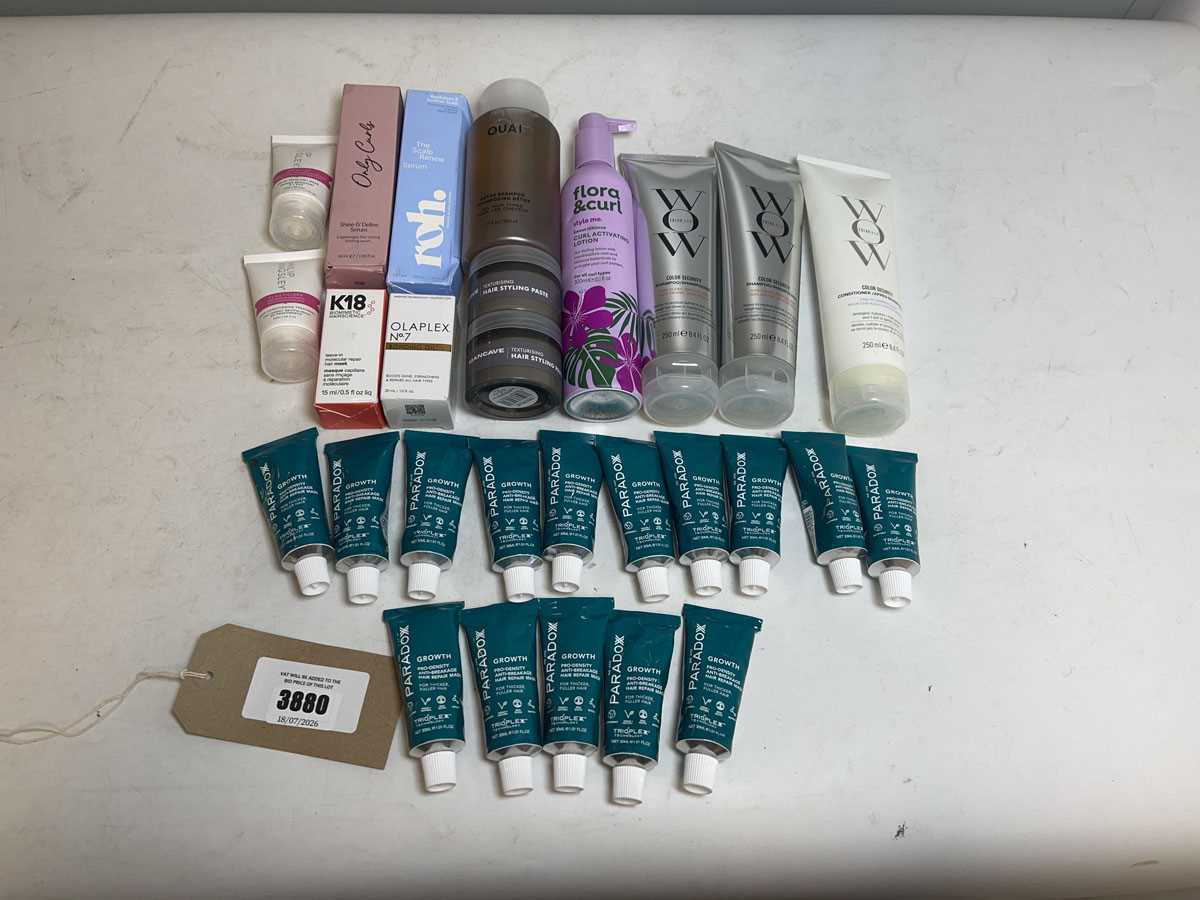 Lot 3880 - Hair products to include Olaplex, Colour Wow,...