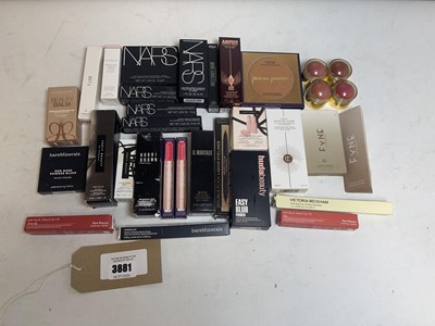 Lot 3881 - Makeup to include Tarte, Fyne, Nars, etc