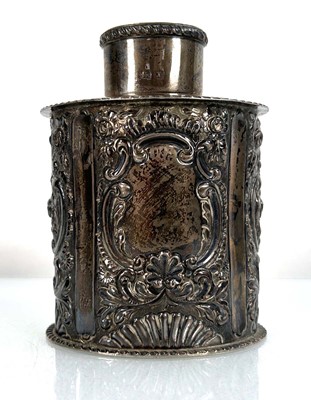 Lot 354 - A late Victorian silver tea caddy of...