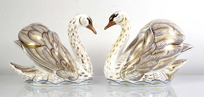 Lot 252 - A pair of limited edition Royal Crown Derby...