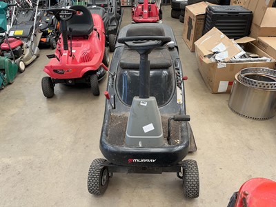 Lot 4152 - Murray petrol ride on lawn mower plus key