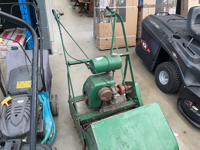 Lot 4165 - Vintage petrol cylinder mower