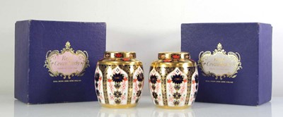 Lot 267 - A pair of Royal Crown Derby Old Imari pattern...