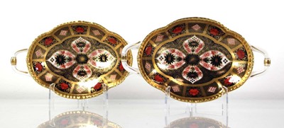 Lot 273 - A pair of Royal Crown Derby Old Imari pattern...