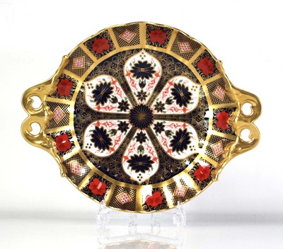 Lot 275 - A Royal Crown Derby Old Imari pattern two...