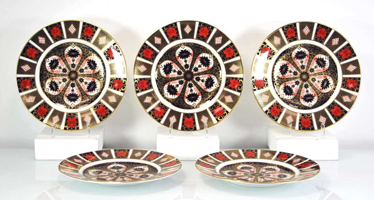 Lot 278 - A set of ten Royal Crown Derby Old Imari...