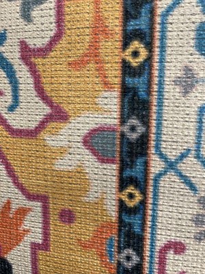 Lot 5005 - Multicoloured floral carpet