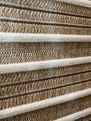 Lot 5008 - Beige and oatmeal striped carpet