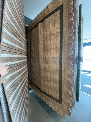 Lot 5009 - Jute multicoloured mat