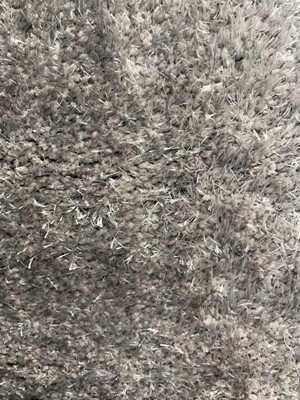 Lot 5011 - Light grey shag pile carpet