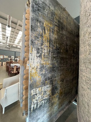 Lot 5012 - Grey silver and yellow carpet
