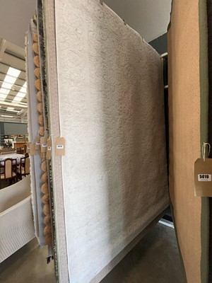Lot 5018 - Pale silver coloured carpet