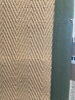 Lot 5019 - Carpet with herring bone pattern